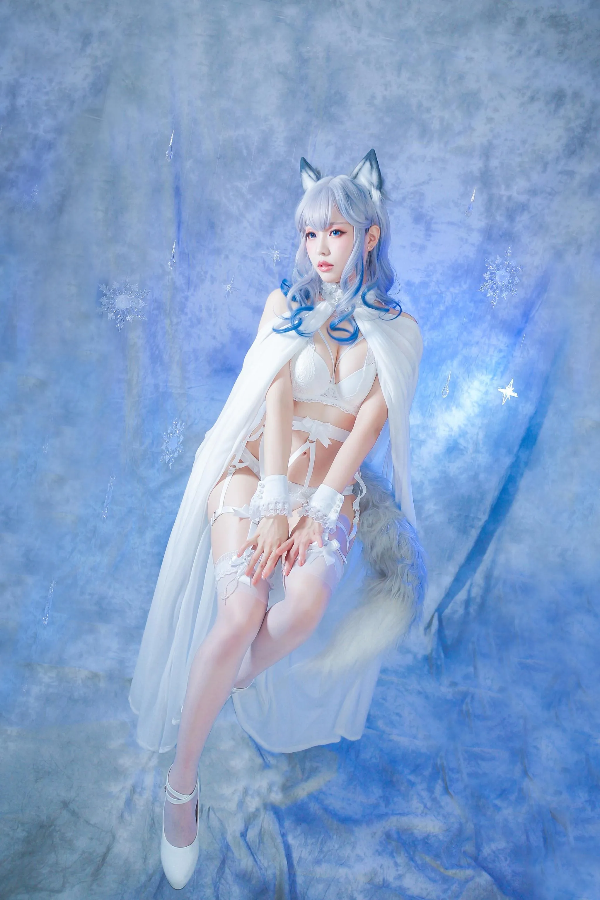 ElyEE子 – NO.43 猫耳白丝带 [48P]插图9